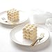 Silicone Bubble Cube Molds for Candle Making, 3D 6-Cavity French Dessert Molds for Baking Mousse Cake Ice Cream