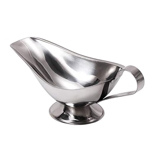 Mayplus Stainless Steel Gravy Boat Gravy Sauce Juice Bucket Dish Gravy Sauce Roasting Sauce Dish Seasoning Dishes Dipping Bowl(5 oz)