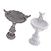Produktbild MagiDeal 2X 1/12 Puppenhaus Miniatur Vogel Bad Brunnen Für Fairy Garden Zubehör
