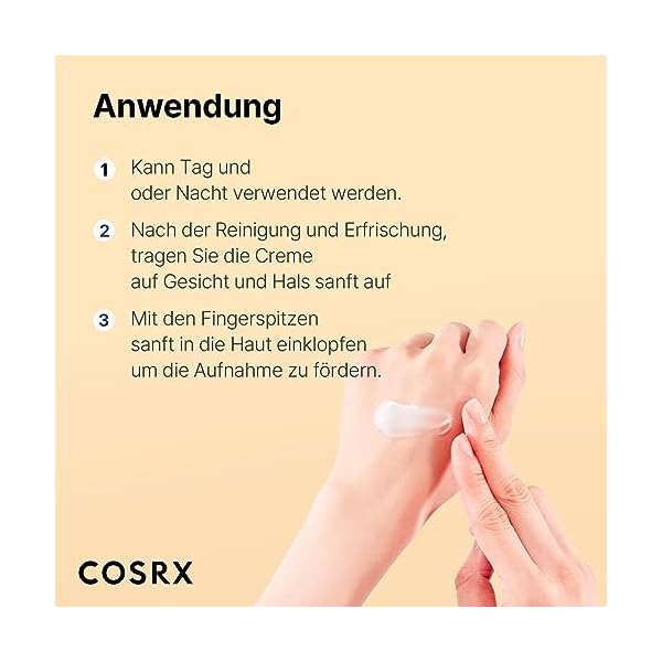 COSRX Advanced Snail 92% All in One Cream | Schneckenschleim Creme mit Hyaluron | Anti Pickel Anti Falten Gesichtscreme | für trockene und empfindliche Haut | Korean Skincare – Bild 8