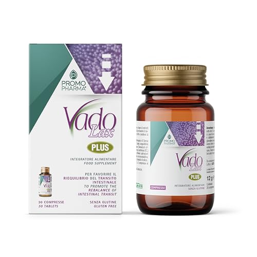 Vado Lax Plus - Integratore Lassativo Naturale Immediato per Stitichezza e Transito Intestinale - Azione Rapida su Costipazione e Gonfiore - Con Senna, Tarassaco, Cascara e Rabarbaro - 30 Compresse