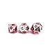 Solid Metal Bright Copper 7pc Polyhedral Dice Set - RPG D20 D&D Pathfinder