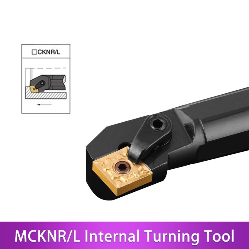 1pc S20R-MCKNR12 S25S-MCKNR12 S32S-MCKNR12 Internal Turning Tool Holder+ 10pcs Carbide Inserts CNMG MCKNR CNC Lathe Cutting Tools(NO Cutter bar,CNMG120404 TC9130)