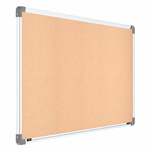 Image of Scholar Art Metis 2x4 Feet Cork Board for Study Table & Kids Room | High Strength Natural Cork + High Density Soft Board for Pinning Photos, Sticky Notes & Reminders