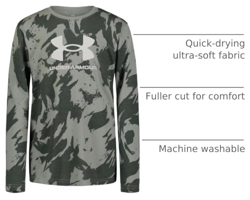 Image of Under Armour Boys Long Sleeve Shirt, Crewneck, Lightweight and Breathable