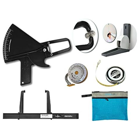 AnthroFlex Anthropometry Kit with Slim Guide Skinfold Caliper, AnthroMetrix Software, Cescorf Anthropometer, Stadiometer, Anthropometric & BMI Tape Measures, Calibration Dowel, Bag, Manual Cover