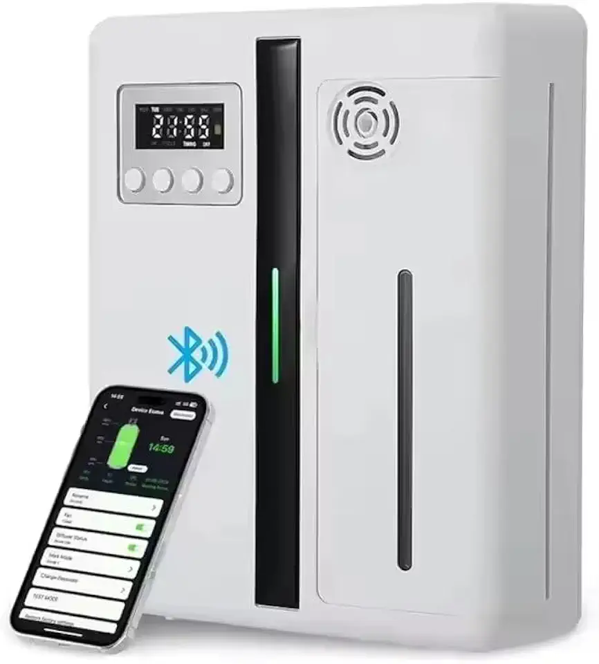 Máquina de Ar de Perfume Inteligente, Difusor de óleo Essencial Sem água Profissional Com Tecnologia de Nebulização Máquina de Difusor de Aroma Automático