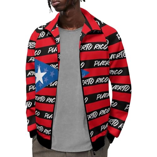 Image of Men's Lightweight Jackets Casual Full Zip Fleece Jacket Men Coats Fashion Long Sleeve Sweatshirt