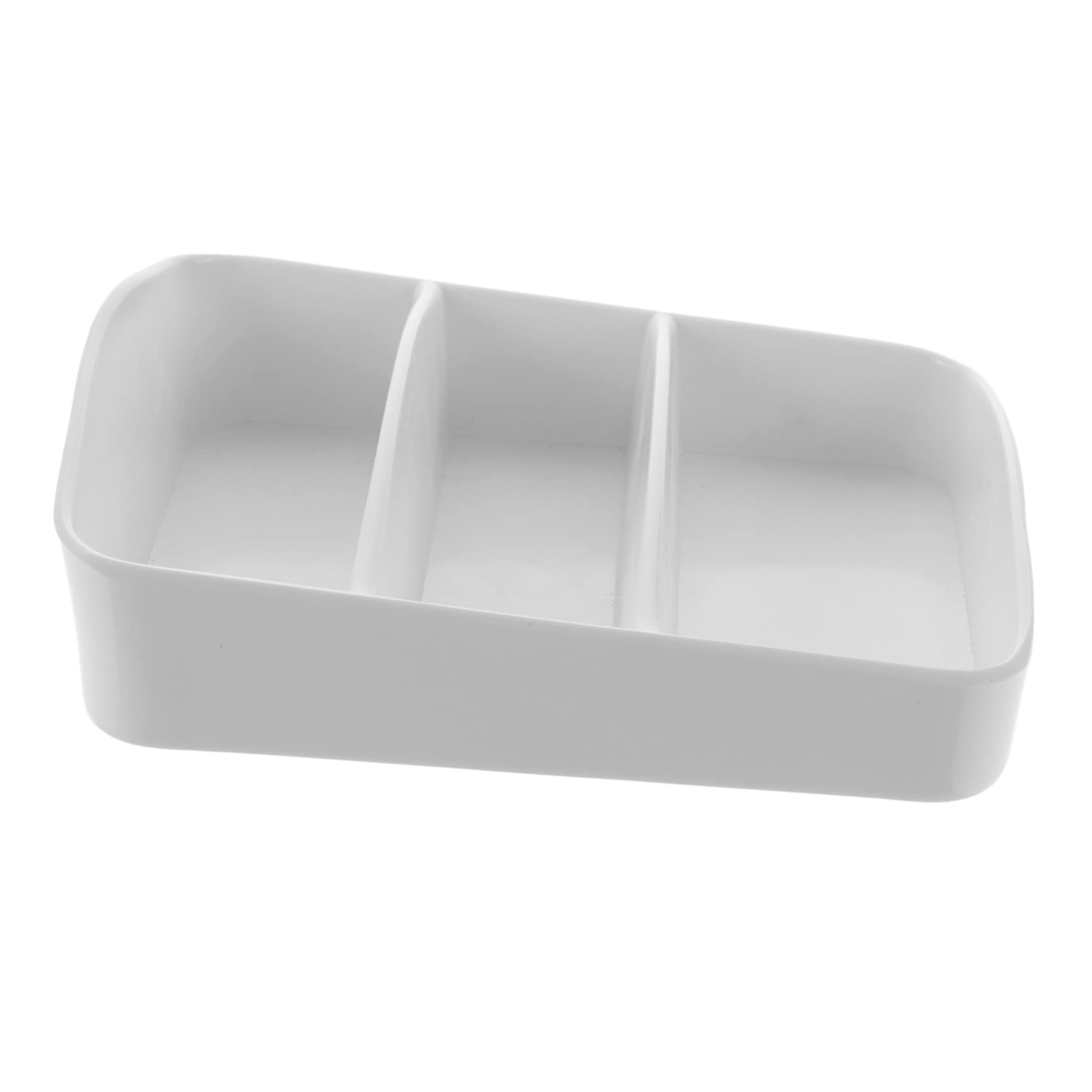 SOLUSTRE Desktop Sugar Holder for Coffee Bar Multi Compartment Organizer for Tea Bags Candy and Coffee Syrups Plastic Storage Box for Kitchen and Office Use