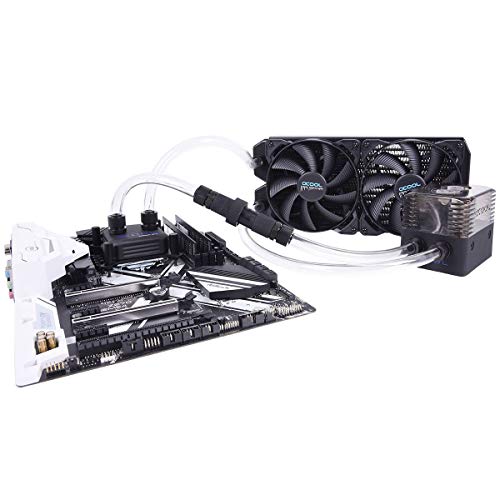 Preisvergleich Produktbild Alphacool Eissturm Hurricane Copper 45 2x120mm Wasserkühlung, schwarz