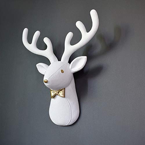 Tête de cerf peluche murale bébé le cadeau de naissance idéal