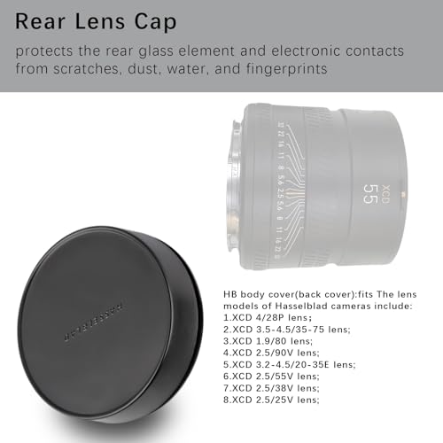 Tapa para cuerpo de cámara y tapa trasera para lente, compatible con cámaras Hasselblad HB V C/CF miniatura 4