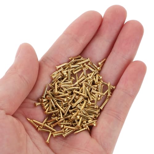 Clavos de latón 200 unidades 8 mm para muebles bricolaje cajas decorativas miniatura 4