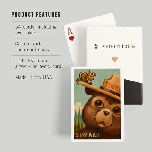 Lantern Press Stay Wild, Smokey Bear and Squirrel miniatura 3