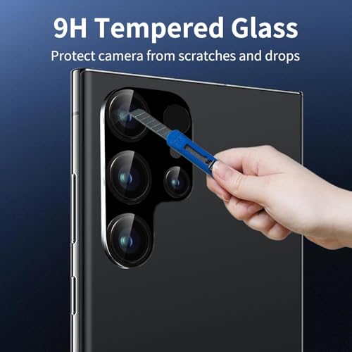 Image of Xmon Back Camera Lens Protector for Samsung Galaxy S24 (1 Pack) Premium Camera Glass Protector Guard, Anti-Scratch, Ultra-Clear, Easy Installation