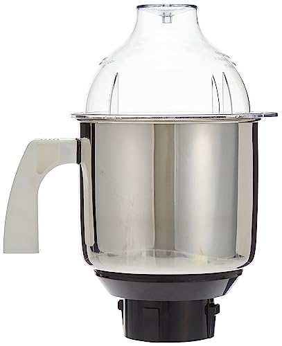 Image of Preethi Super Extractor MGA-510 1.5-Litre Leaf Jar (Blue) & Preethi MGA-513 1.5-L Jar (Steel /Transparent)