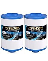 POOLPURE Spa Filter, Whirlpool Filter Replacement for Unicel 6CH-940, Pleatco PWW50P3, PWW50-P3, Filbur FC-0359, Waterway Plastics 817-0050, 25252, 378902, 03FIL1400 (Pack of 2)
