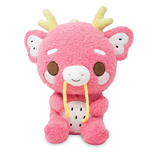 Image of Cuddle Barn PlushGoals - Dorian The Dragon Fruit Dragon | Super Soft Cute Kawaii Collectible Stuffed Animal Plush Toy, 9 inches