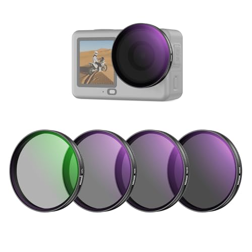Filtros ND/PL dji Osmo Action 6 Solo NEEWER Evita Videos Sobreexpuestos y Reflejos en el Agua