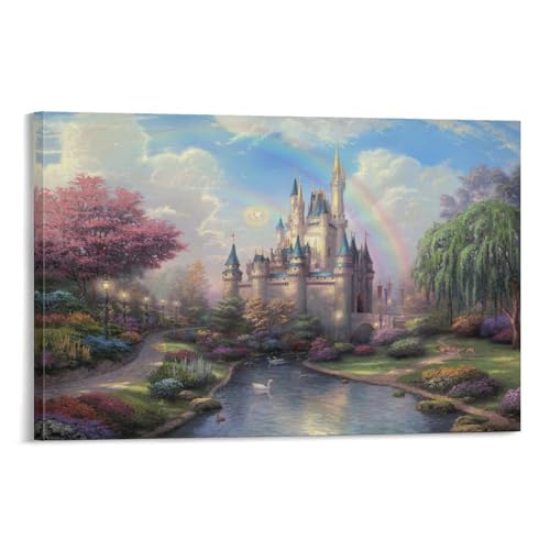 貴重・特大Foilポスター、 ディズニーシンデレラ城（150枚限定販売） 貴重・特大Foilポスター、 ディズニーシンデレラ城（150枚限定