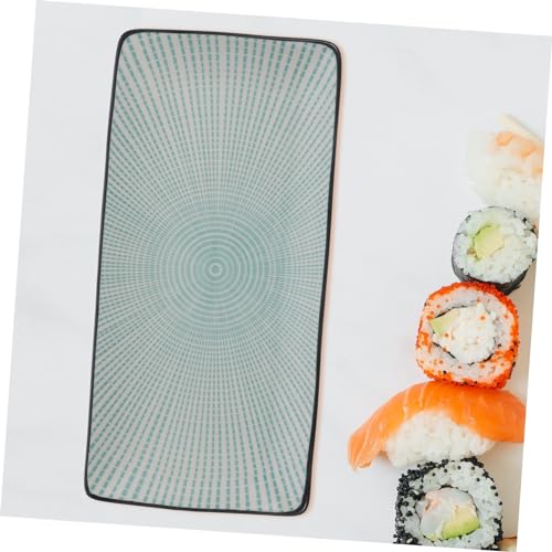 Plato Rectangular de Cerámica para Sushi Ciieeo miniatura 6