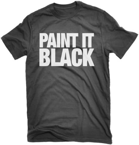 Dicky Ticker Men's Rolling Stones T-Shirt Paint It Black