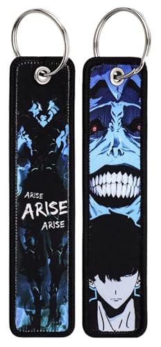 Pinstant Solo Leveling Only I Level Up Arise South Korean Web Novel Comic Webtoon Anime Manga Keychain Key Tag Chain Fob Ring
