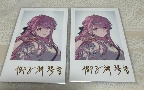 Y4T4 御子神琴音 チェキ風カード 箔押し2枚