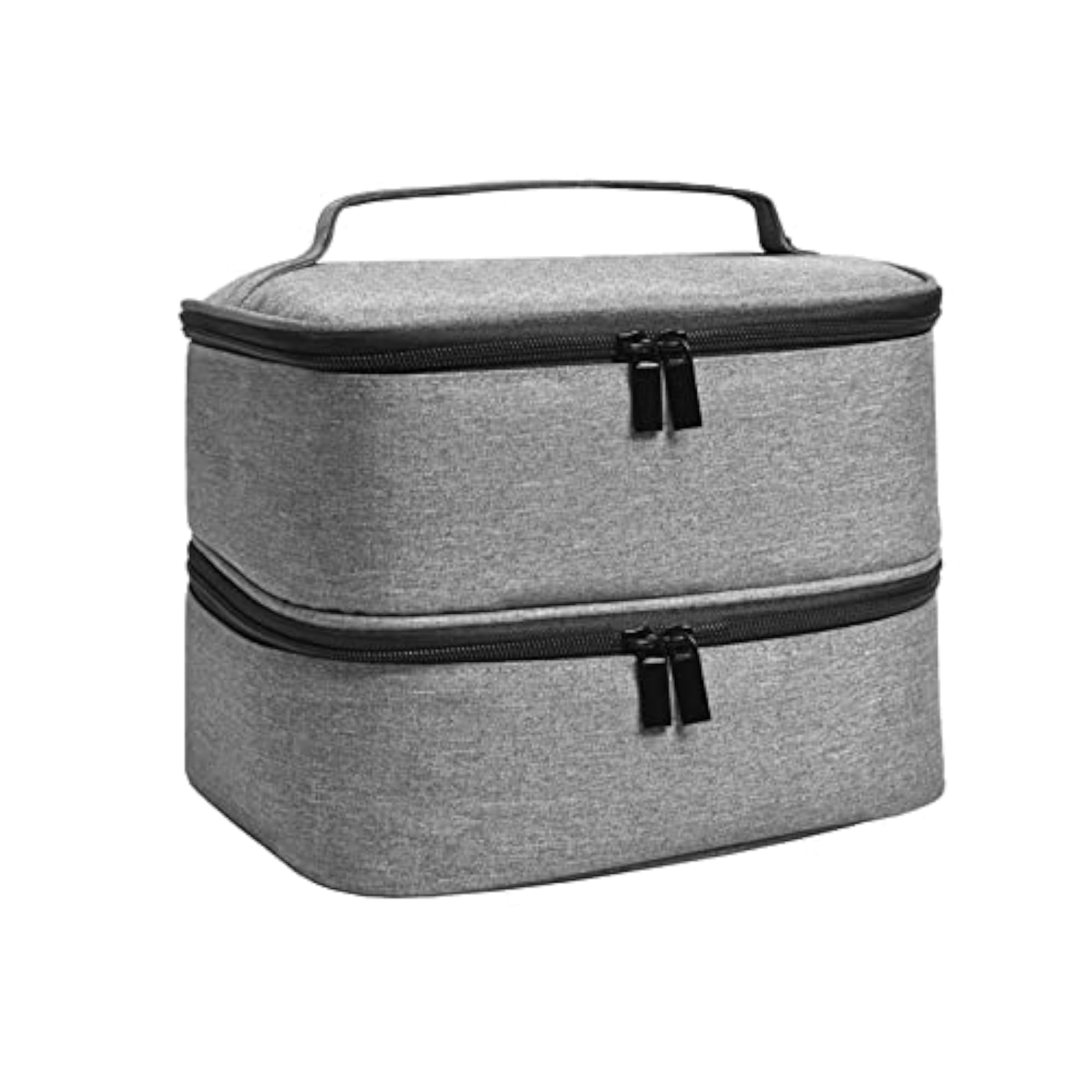 Double Layer Nail Polish Storage Bag, Portable Makeup Organizer