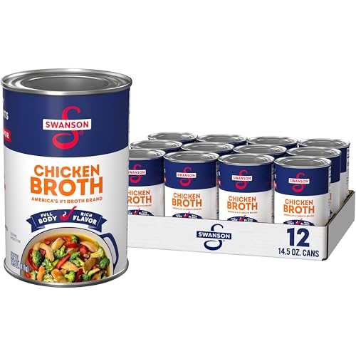 Swanson Chicken Broth, 14.5 Oz Can (12 Pack)