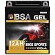 Motorradbatterie 12 V 12 Ah BSA – Hochleistungs-Gel-Batterie