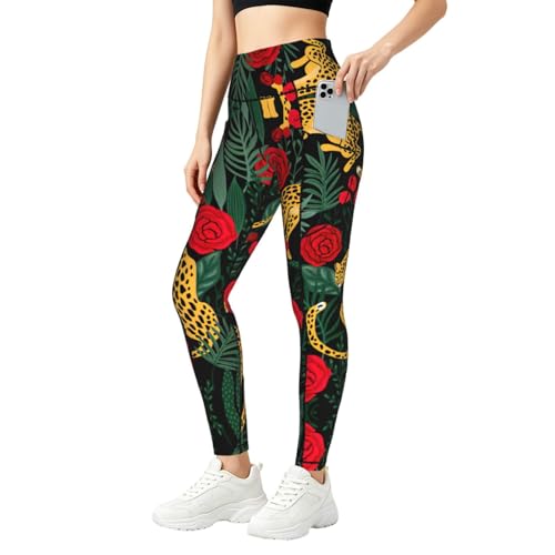 Leggings de leopardo moldeadores: compresión cómoda para fitness y diario