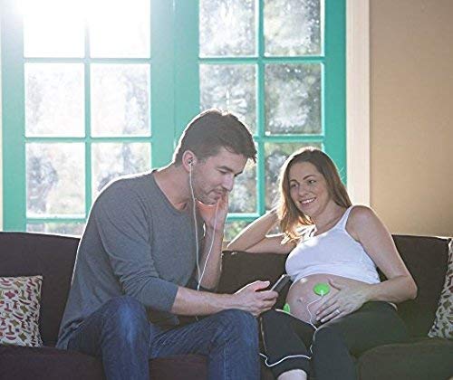 Wavhello Bellybuds Baby Bump Headphones - Prenatal Belly Speakers For Women During Pregnancy, Safely Play Music, Sounds, And Voices To Your Baby In The Womb - Green #TOP1