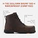 BRUNT Sullivan Toe - Men’s Size 13, Dark Brown - 6" Waterproof Reinforced Composite Toe Work Boot - EH Rated - Slip + Oil Resistant - Heat-Resistant Sole - 90-Degree Defined Heel - Adjustable