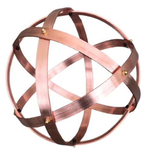 Genesa Crystal Rame 21 cm di diametro, fasce larghe 15mm, spesse 2mm e fissate con dadi ciechi in ottone