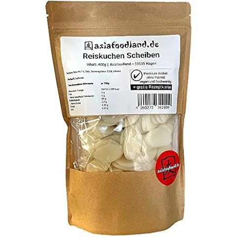 asiafoodland - Reiskuchen Scheiben natur - Reis Slice - Rice Cake Slices - Glutenfrei Cover