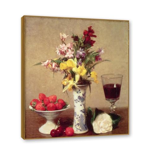 Tableaux Henri Fantin Latour nature morte 33 impression sur toile 30x36cm