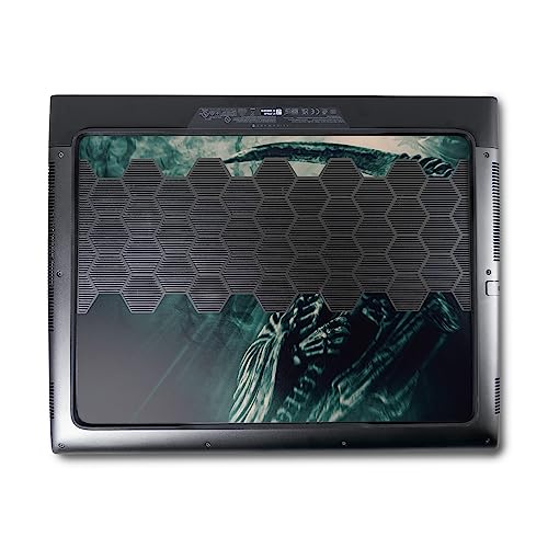 Image of MightySkins Skin Compatible with Alienware M18 R1 (2023) Full Wrap Kit - Symbol of Death | Protective, Durable, and Unique Vinyl Decal wrap Cover | Easy to Apply & Change Styles | Made in The USA