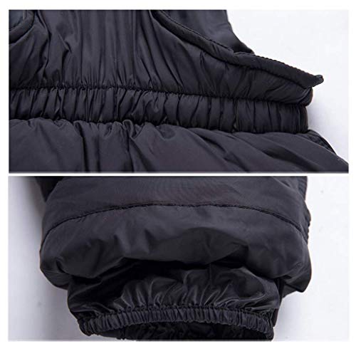 Image of JiAmy Kids 2 Piece Snowsuit Set Girl Winter Hooded Puffer Jacket & Snow Bib Pants Boy Ski Suits Ultralight Outfit