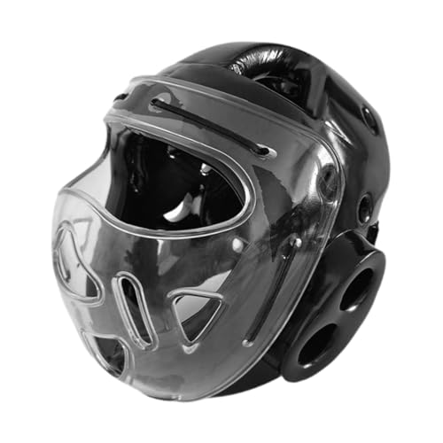 Harilla Karate Headgear Casco de Boxeo Colchivo Práctico niños livianos Hombres Mujeres Sports Sports For Arts MMA Kickboxing, L
