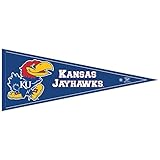 Wincraft NCAA University of Kansas WCR63912571 Carded Classic Pennant, 12