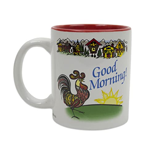 Essence Of Europe Gifts E.h.g Guten Morgen/Good Morning In German Colorful Ceramic Coffee Mug By E.h.g | 12 Oz #TOP4