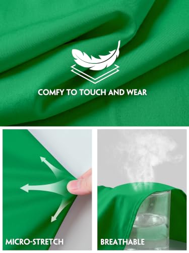 BBIBBI Womens Tops Dress Shirts Work for Women Business Casual Blouses Shirt Ladies and Button Down Up Women's Blouse Green Size S-Petite — view 4