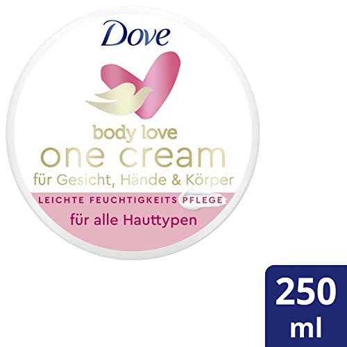 Dove Body Love One Cream Light Moisturiser Body Cream for Face Hands and Body for All Skin Types 250 ml Pack of 1 - Image 2