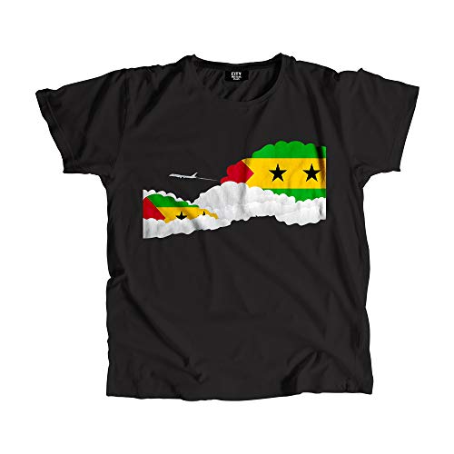 T-shirt vol Sao Tomé-et-Príncipe idéal pour voyager confortablement