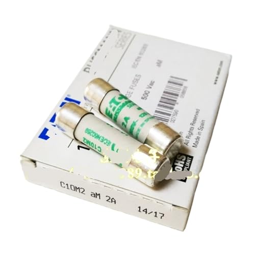 Fusibles C10M2 2A 500V cylindriques 10.3 x 38 mm pour protection de circuit domestique