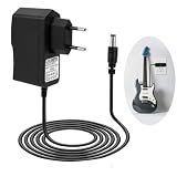 Vexnaro Netzteil Adapter, für Gitarrenpedal 9V 1A, Gleichstrom Adapter für Effektgeräte und Keyboards, AC/DC Ladegerät mit 1 m Kabel, 5,5 x 2,1 mm Stecker, für Studio, Bühne und Zuhause