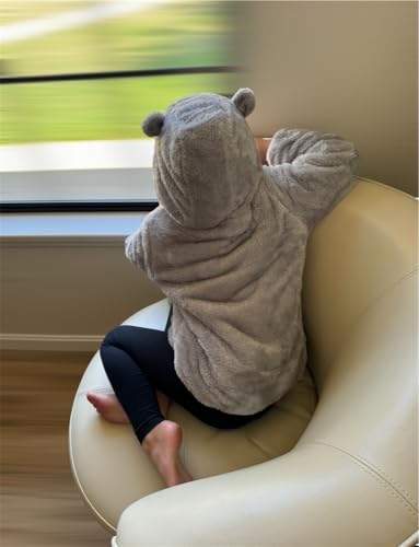 Grey Kids Fleece Jacket4