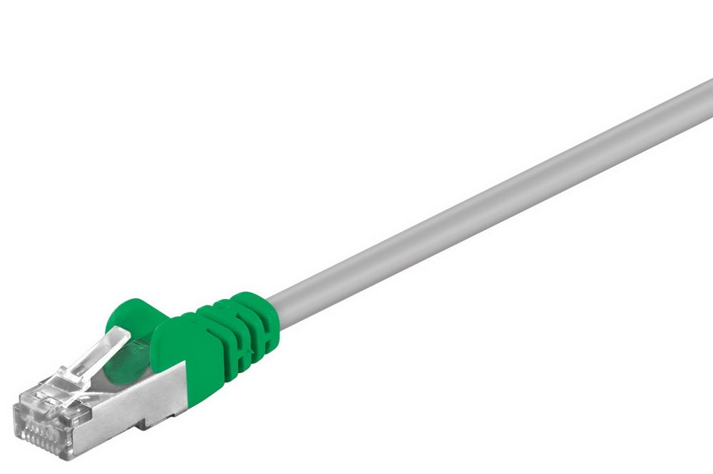 Goobay 60190 CAT 5e F/UTP Cross-patchcable Grey Green - CCA