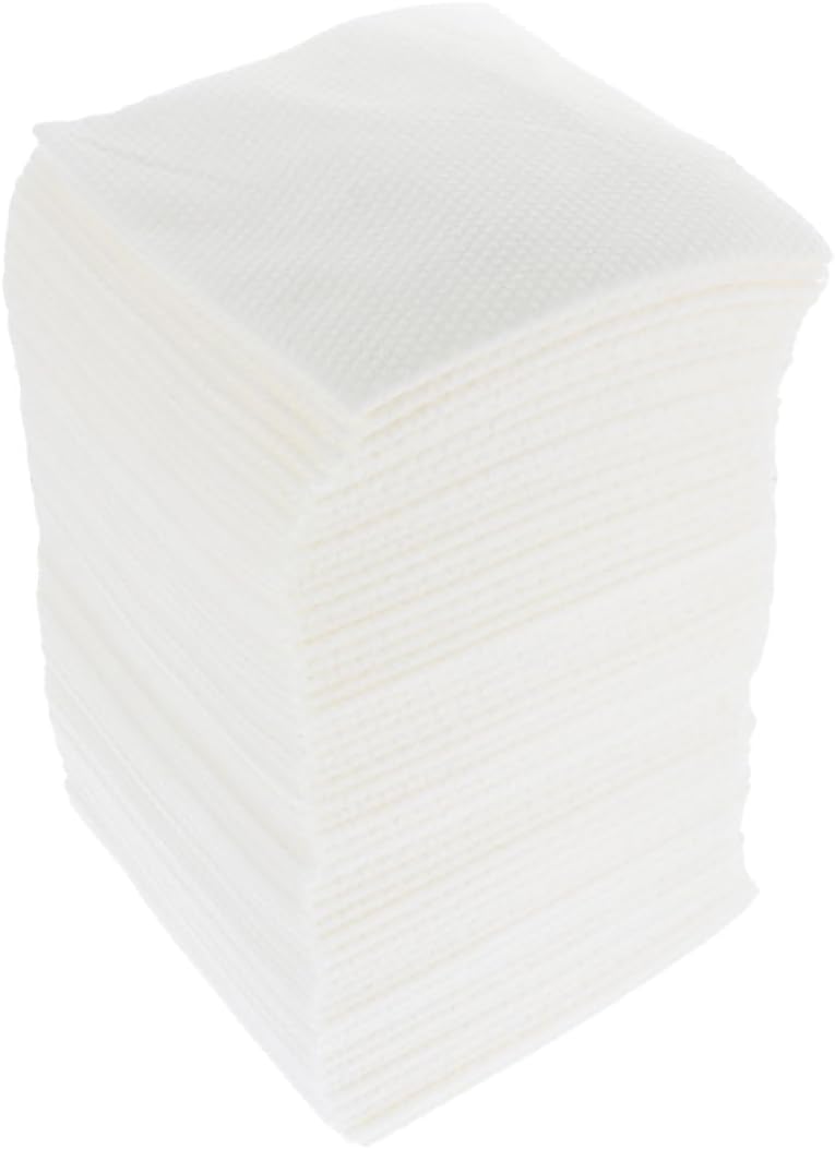 minkissy Disposable Beauty Towels 100pcs Foldable Hair Salon Towels Quick Drying Water Absorption for Spa and Hair Care